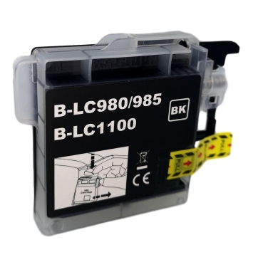 PS kompatibilná kazeta Brother LC980B / LC985B / LC1100B - 24ml - Black